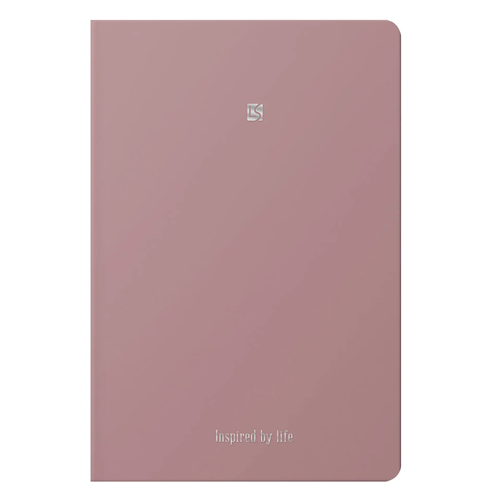 Тетрадь "Floreale. Cedar Rose", А4, 40 листов, клетка, скоба сбоку, розовый