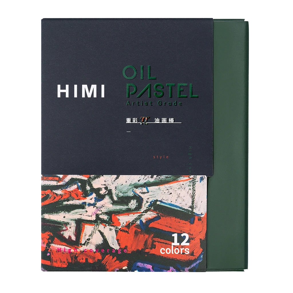 Пастель масляная Himi "π Series", 12 цветов