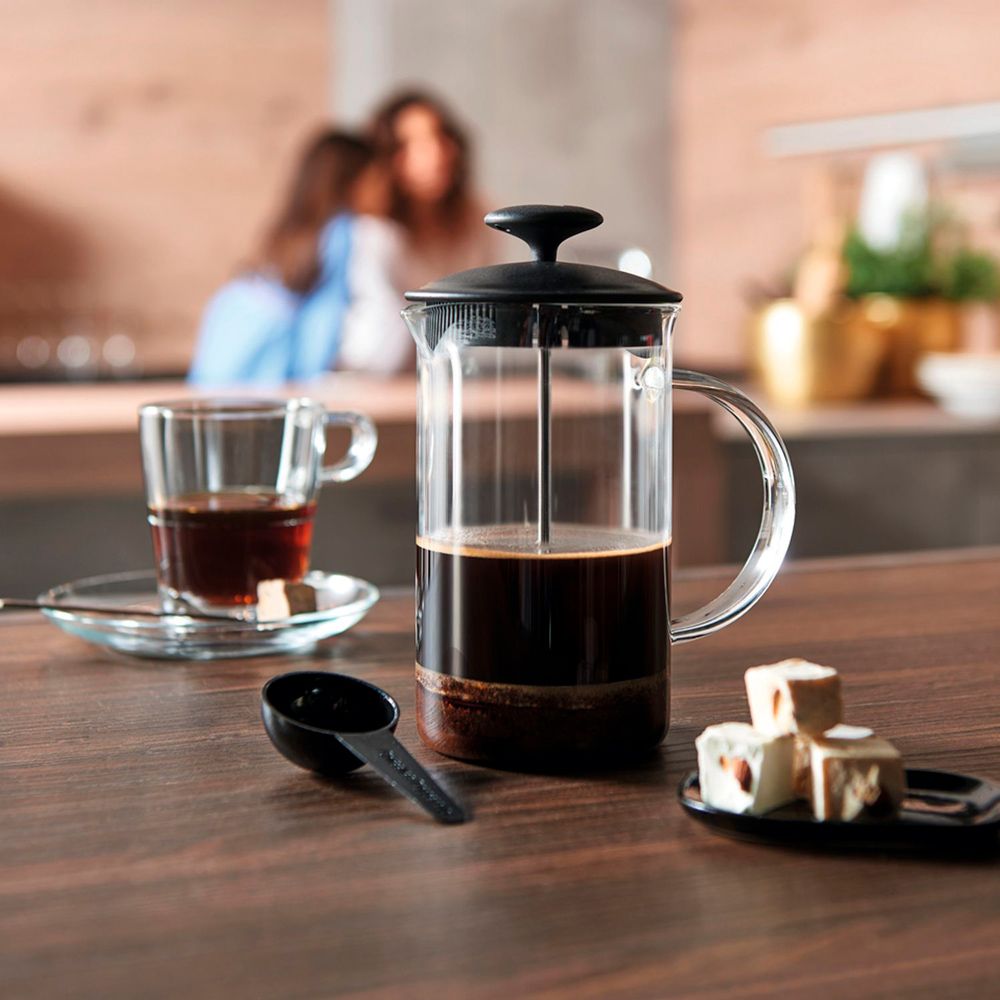 Френч-пресс "Caffee per me", стекло, металл, 600 мл, прозрачный - 3