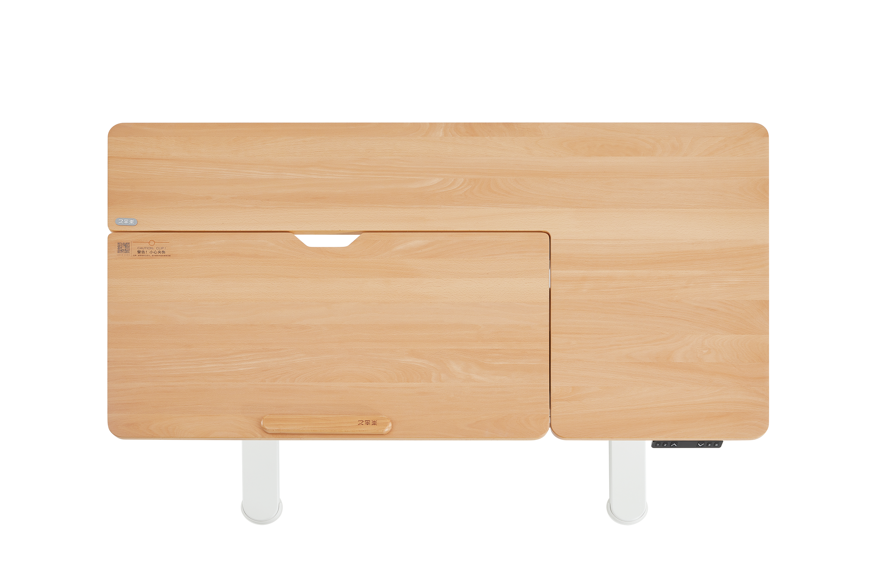 Стол Ergosmart регулируемый Frigate, 1200х700х(520-1080) мм, бук натуральный - 4