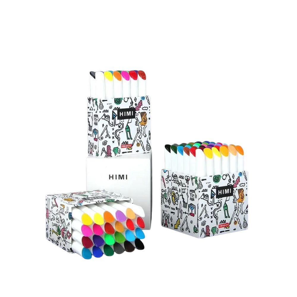 Мелки восковые "Himi Miya Silky Crayon", 12 цветов, ассорти - 8