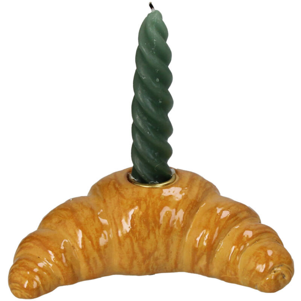 Подсвечник "Croissant", полирезина, коричневый