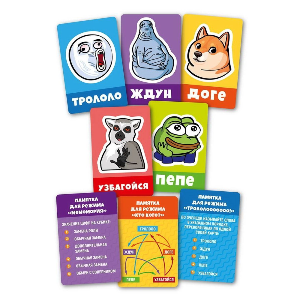 Игра настольная "Мемы, общий сбор!"