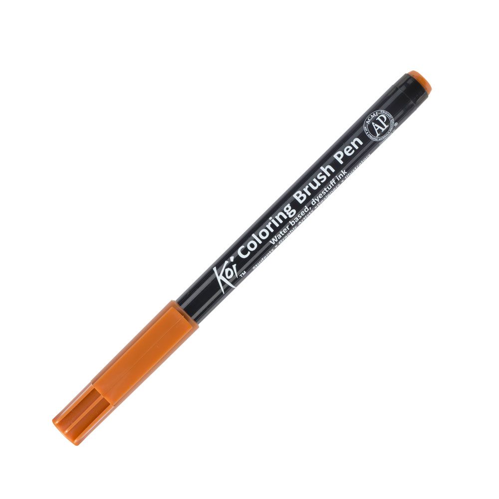 Маркер акварельный "Koi Color Brush", светло-коричневый