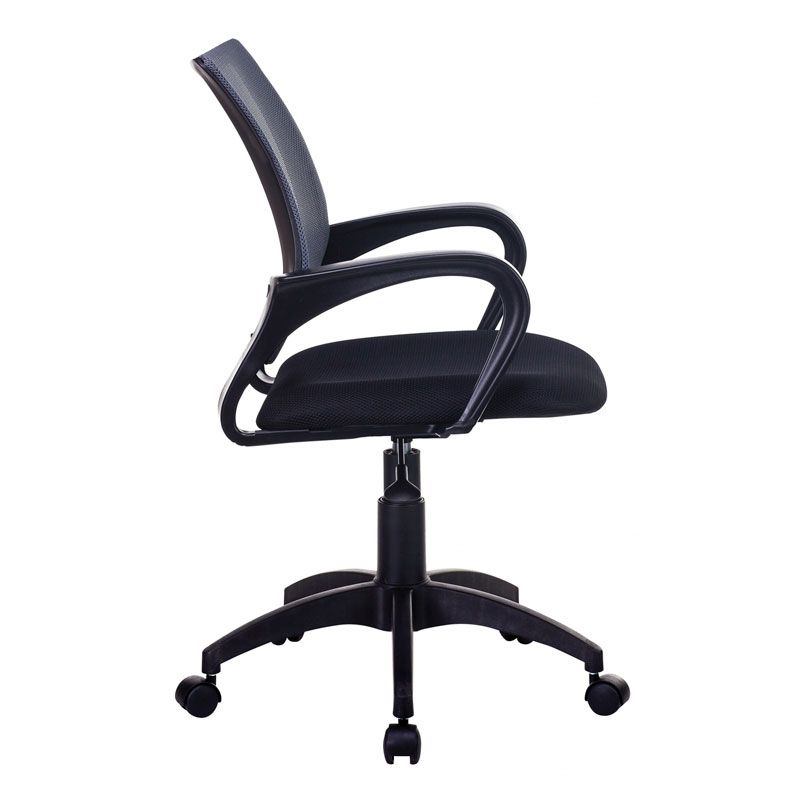 Кресло для персонала Бюрократ "CH-695NLT", ткань, пластик, темно-серый, черный - 3