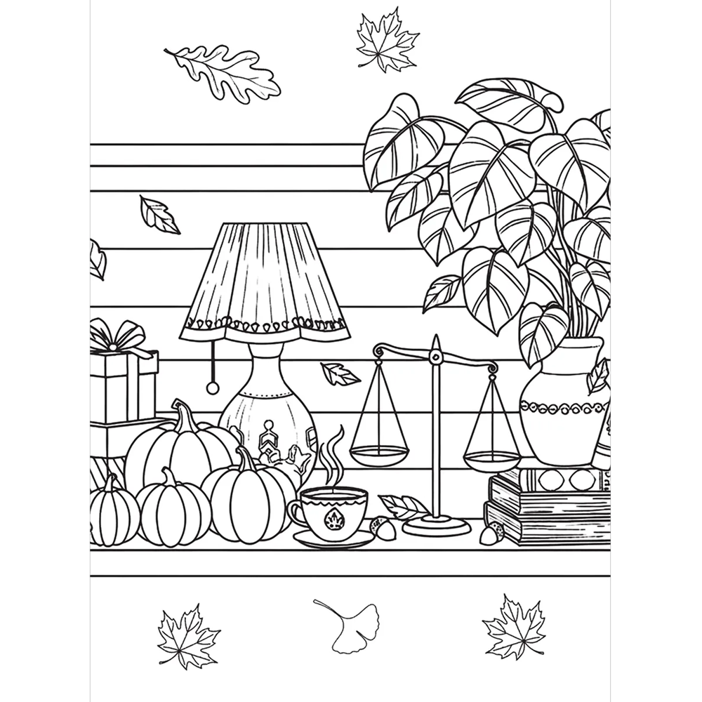 Раскраска "Хюгге с Асей Лавринович. Раскраска-антистресс", Ася Лавринович, Елена Баренбаум - 4