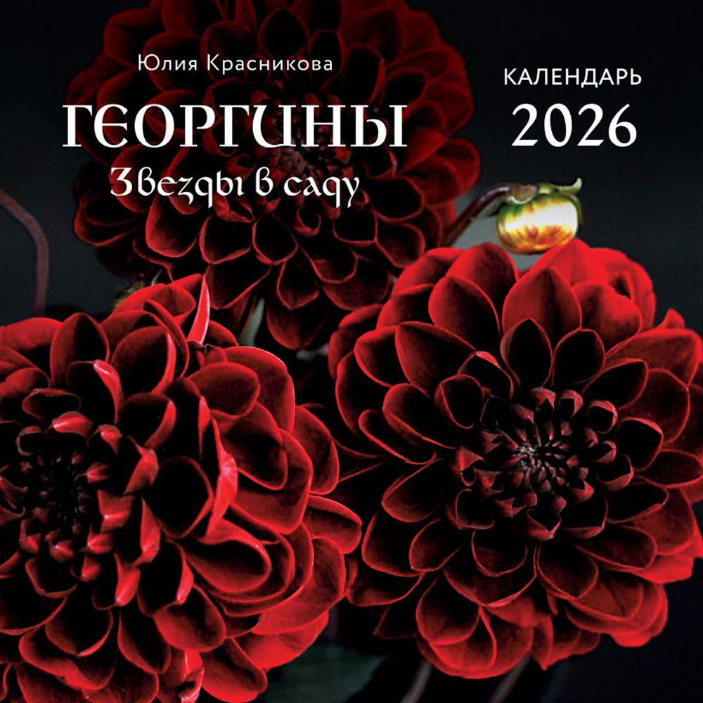 Календарь настенный перекидной "Георгины. Звезды в саду" на 2026 год