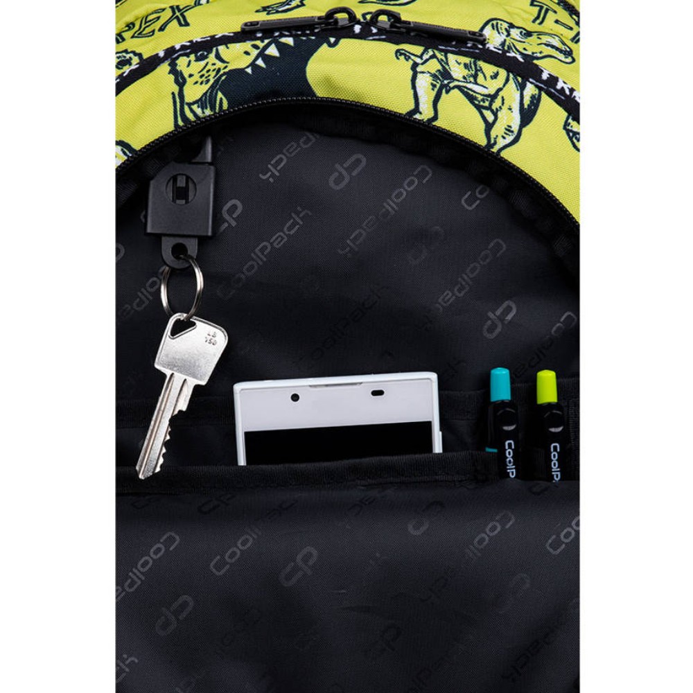 Рюкзак школьный CoolPack "Dino adventure", желтый - 5