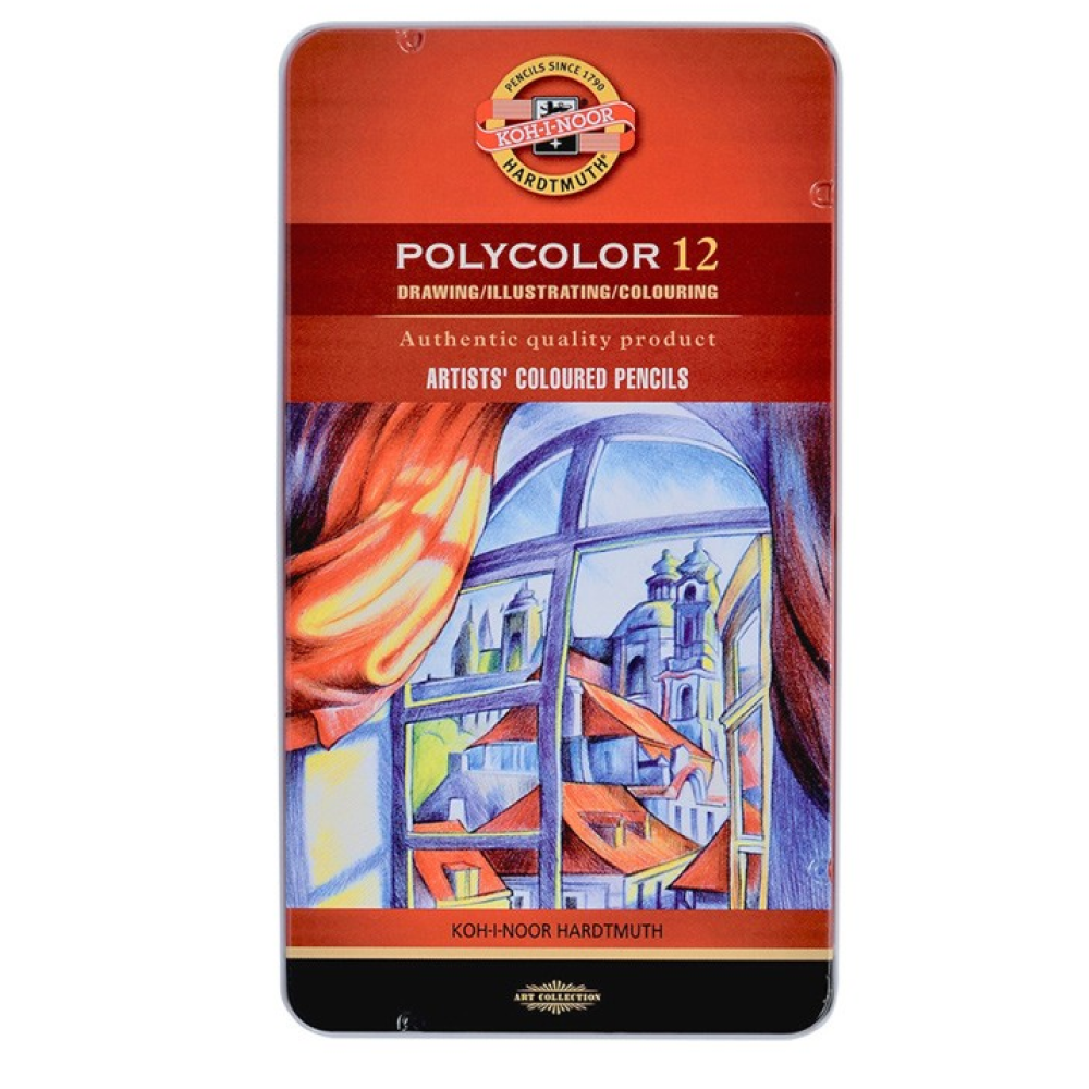 Карандаши цветные "Koh-i-noor", 12 цветов