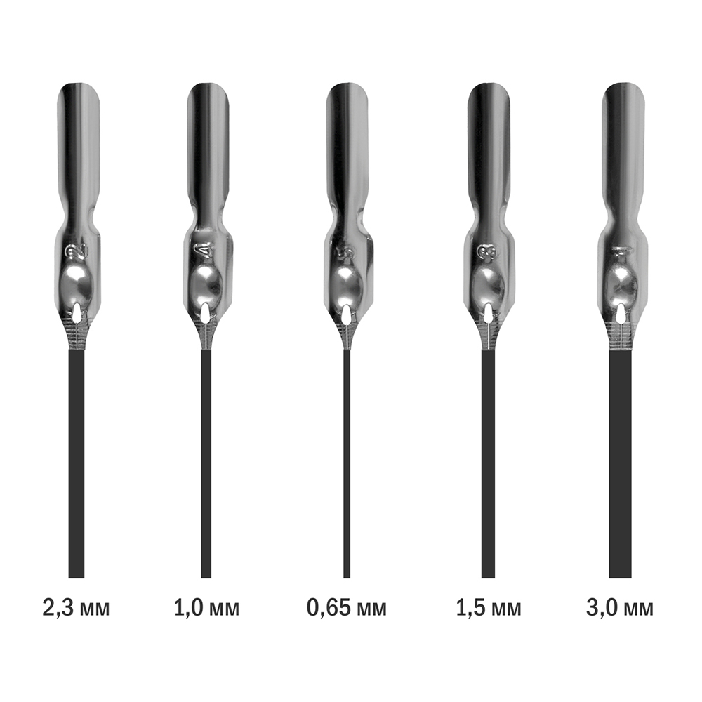 Набор перьев для каллиграфии "Artspace" с держателем, 5 шт. - 2