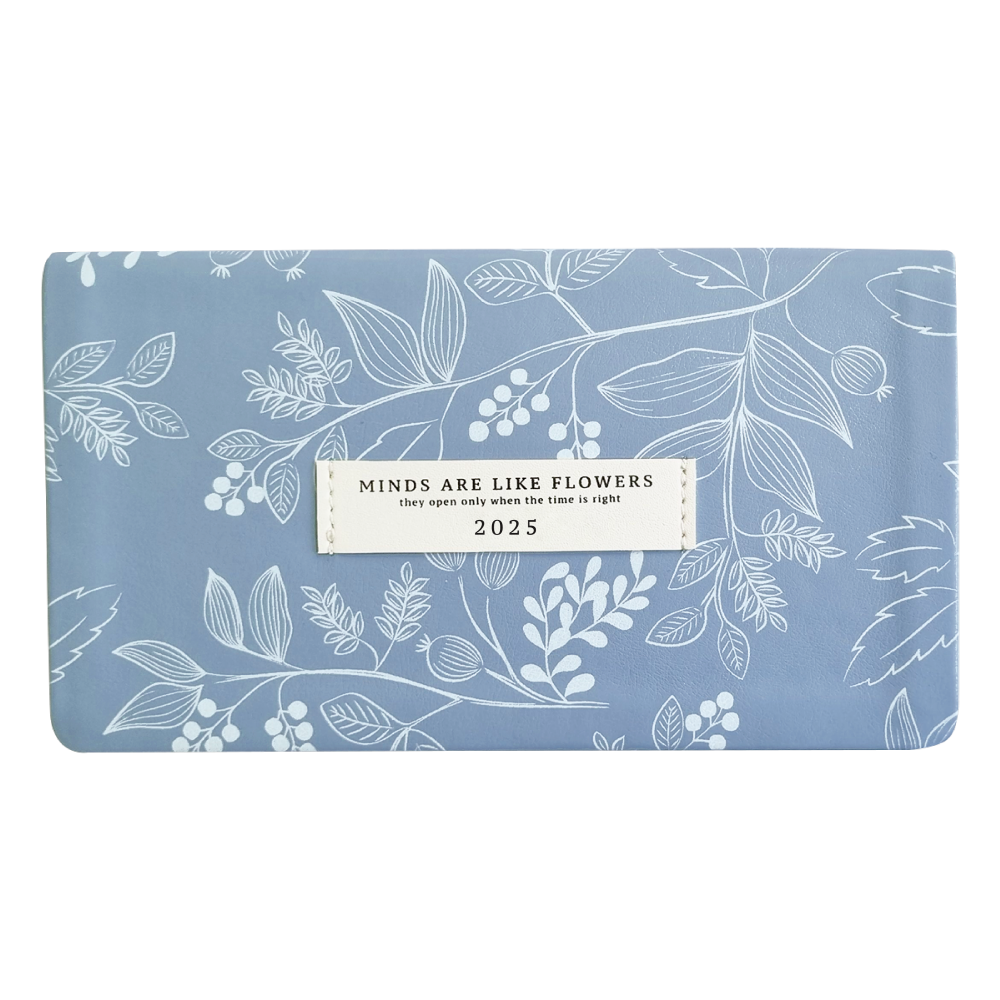 Еженедельник датированный "June" на 2026 год, А6, 128 страниц, голубой