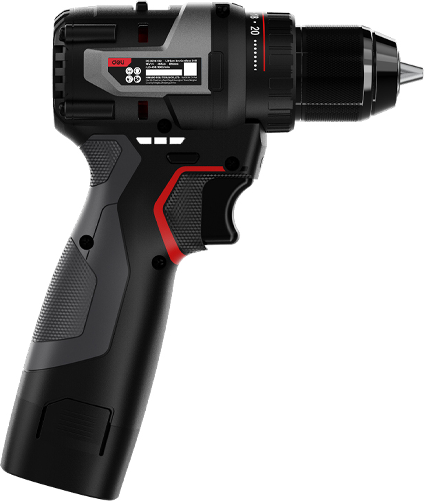 Аккумуляторная дрель-шуруповерт Deli RS EDE-DZ16-1D2 16 В, 45 Нм, 2 АКБ, 2 Ач, сумка - 6