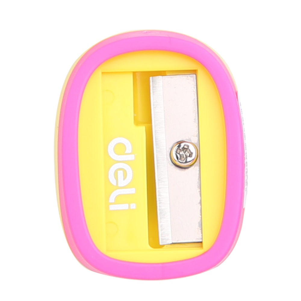 Точилка Deli "Smooth Sharpener", 1 отверстие, ассорти - 3