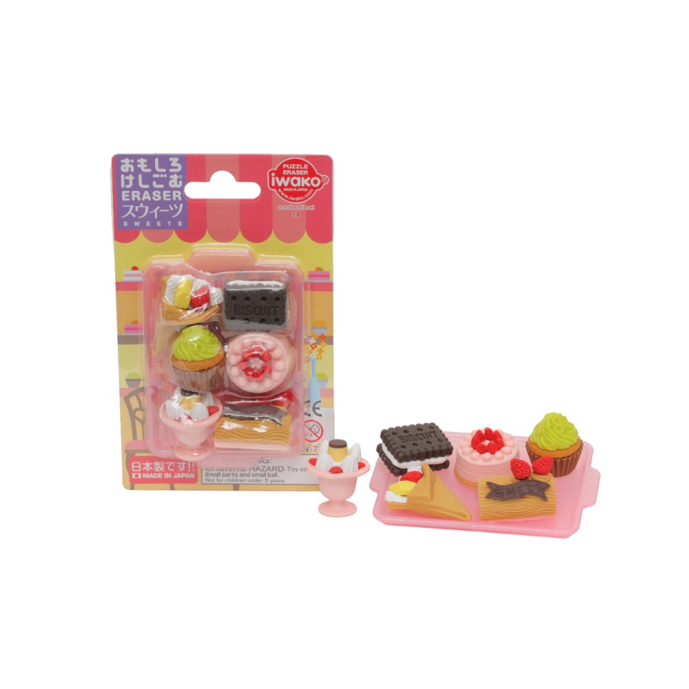 Набор ластиков "IWAKO Sweets"