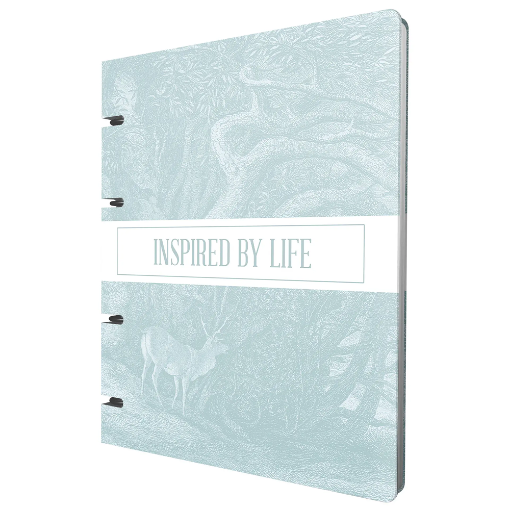 Тетрадь "Premium. Smoky Sky", А5, 120 листов, клетка, голубой