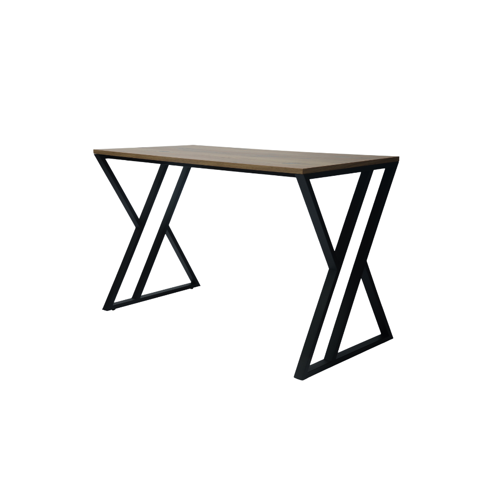 Стол письменный ALLERD GEON, черный муар, Дуб Нокс