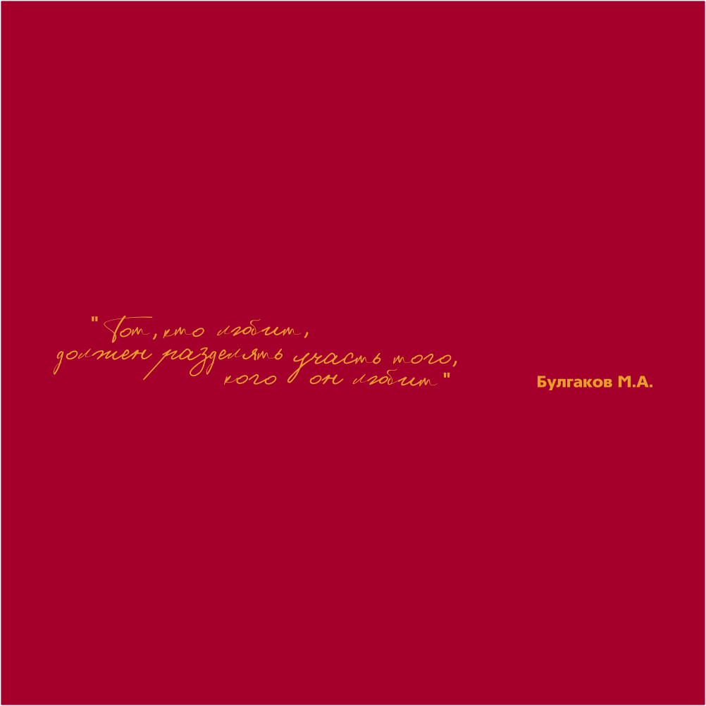 Ручка шариковая автоматическая "Тот, кто любит, должен разделять участь того, кого он любит. Булгаков", 1.0 мм, серый, белый, стерж. синий - 3