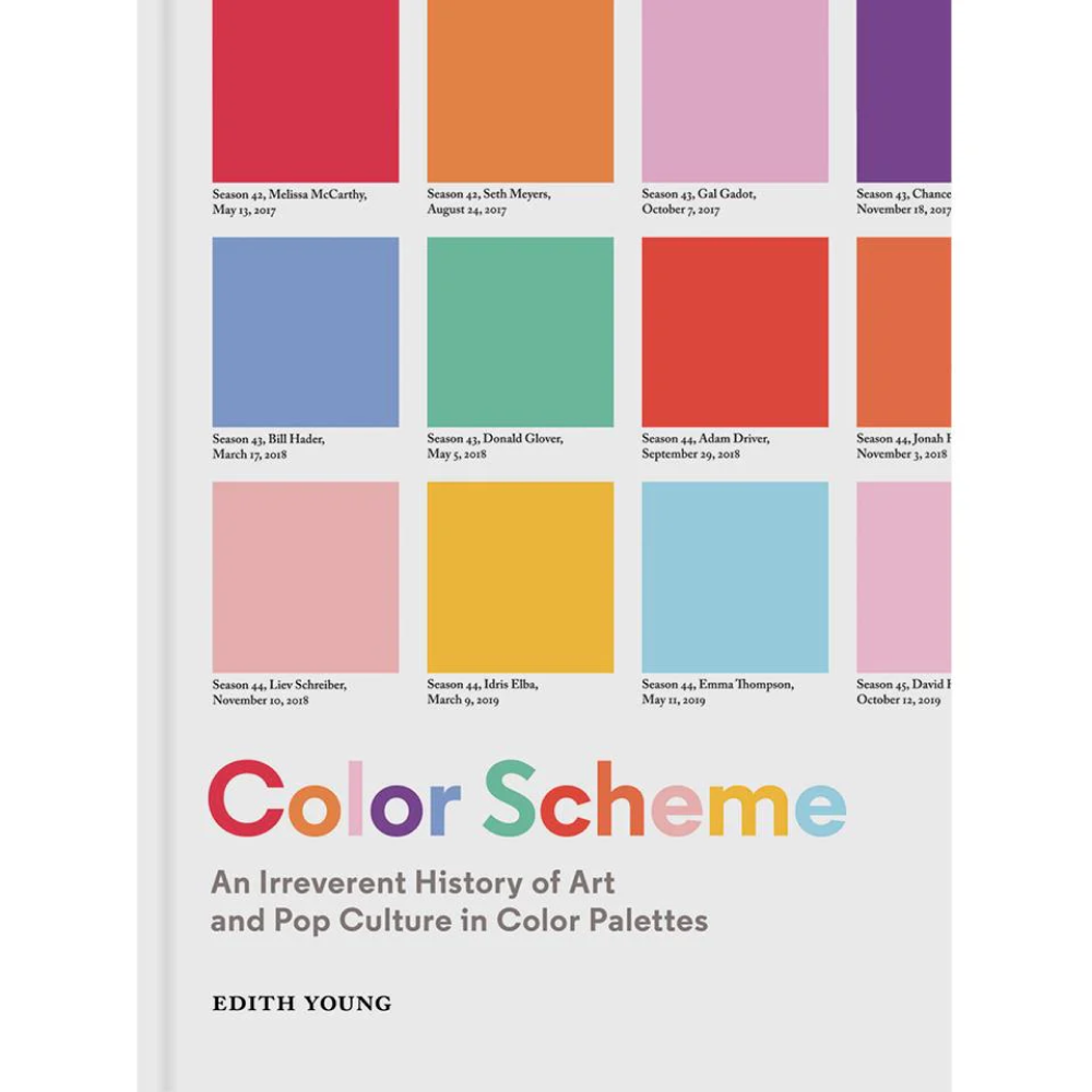 Книга на английском языке "Color Scheme. An Irreverent History of Art and Pop Culture in Color Palettes", Young E. 