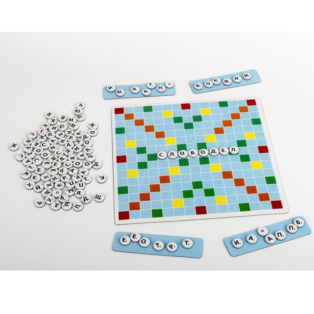 Игра настольная "Умные игры в дорогу. Словодел, шашки, шахматы"