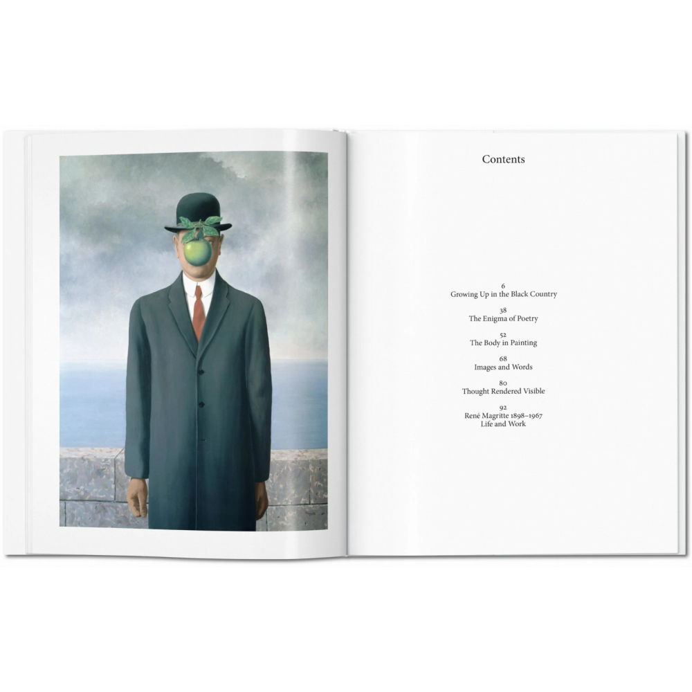 Книга на английском языке "Basic Art. Magritte" 