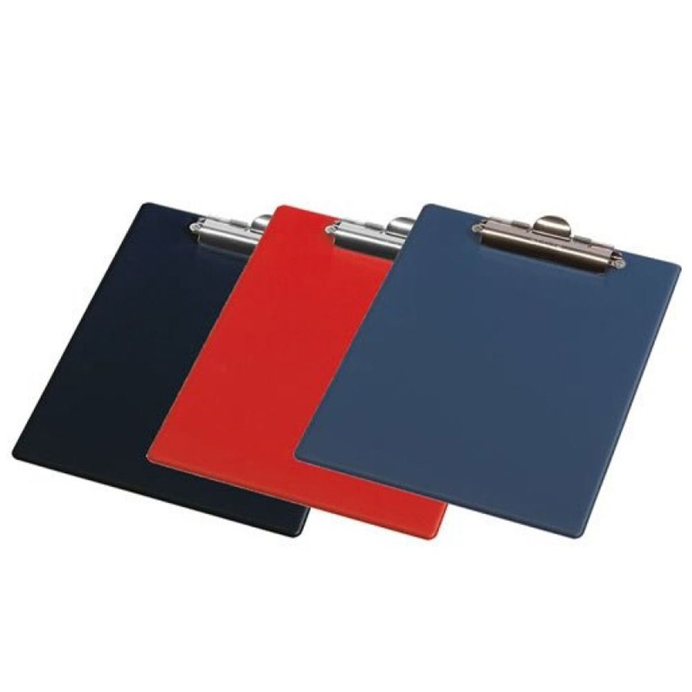 Планшет с зажимом, A4, пвх, красный