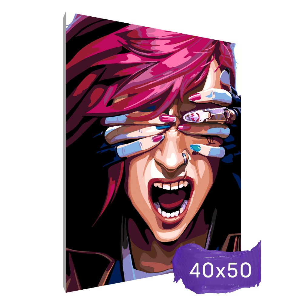 Картина по номерам "Аркейн. Вай"