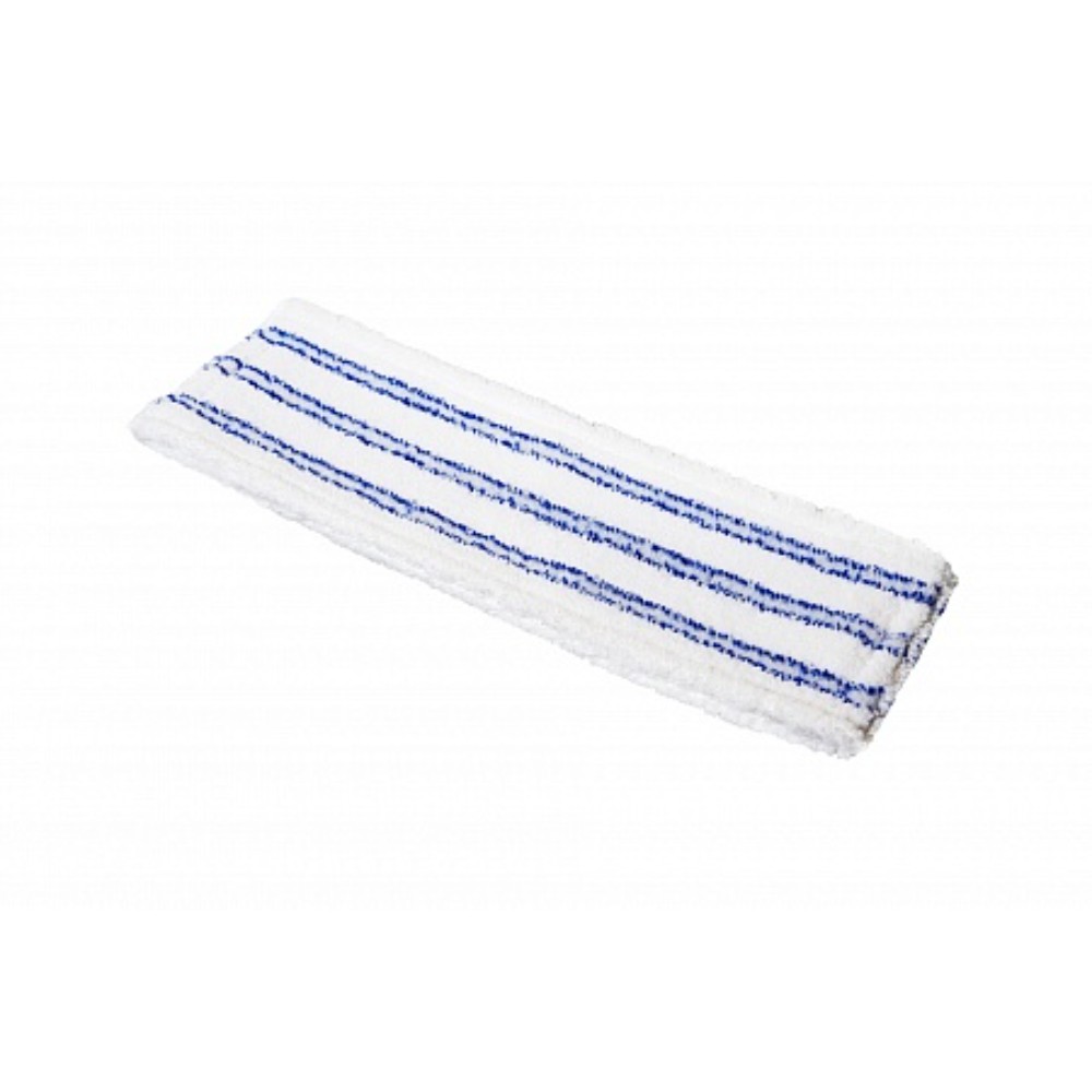 Насадка для плоской швабры, микроволокно, универсальная, языки-кнопки, 35 см