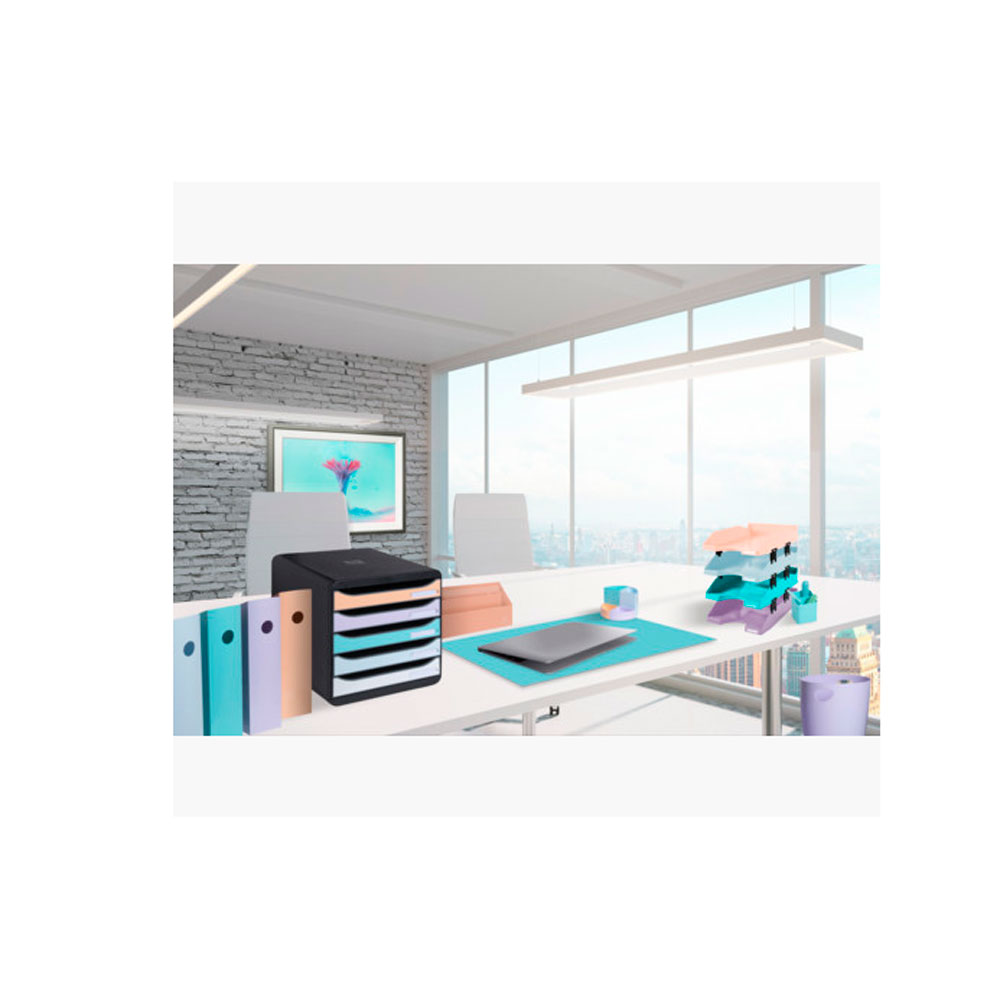 Модуль для бумаги горизонтальный "Aquarel", лиловый - 7