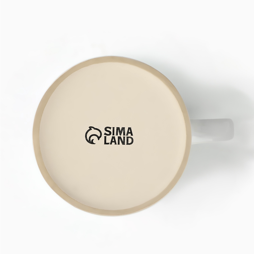 Кружка керамическая "Пусть случится чудо", 360 мл, белый - 5