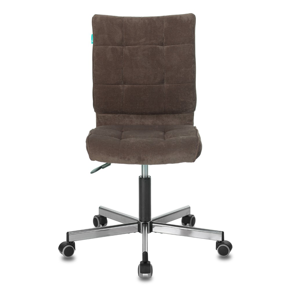 Кресло для персонала "Бюрократ СH-330M/LT", ткань, металл, темно-коричневый - 2