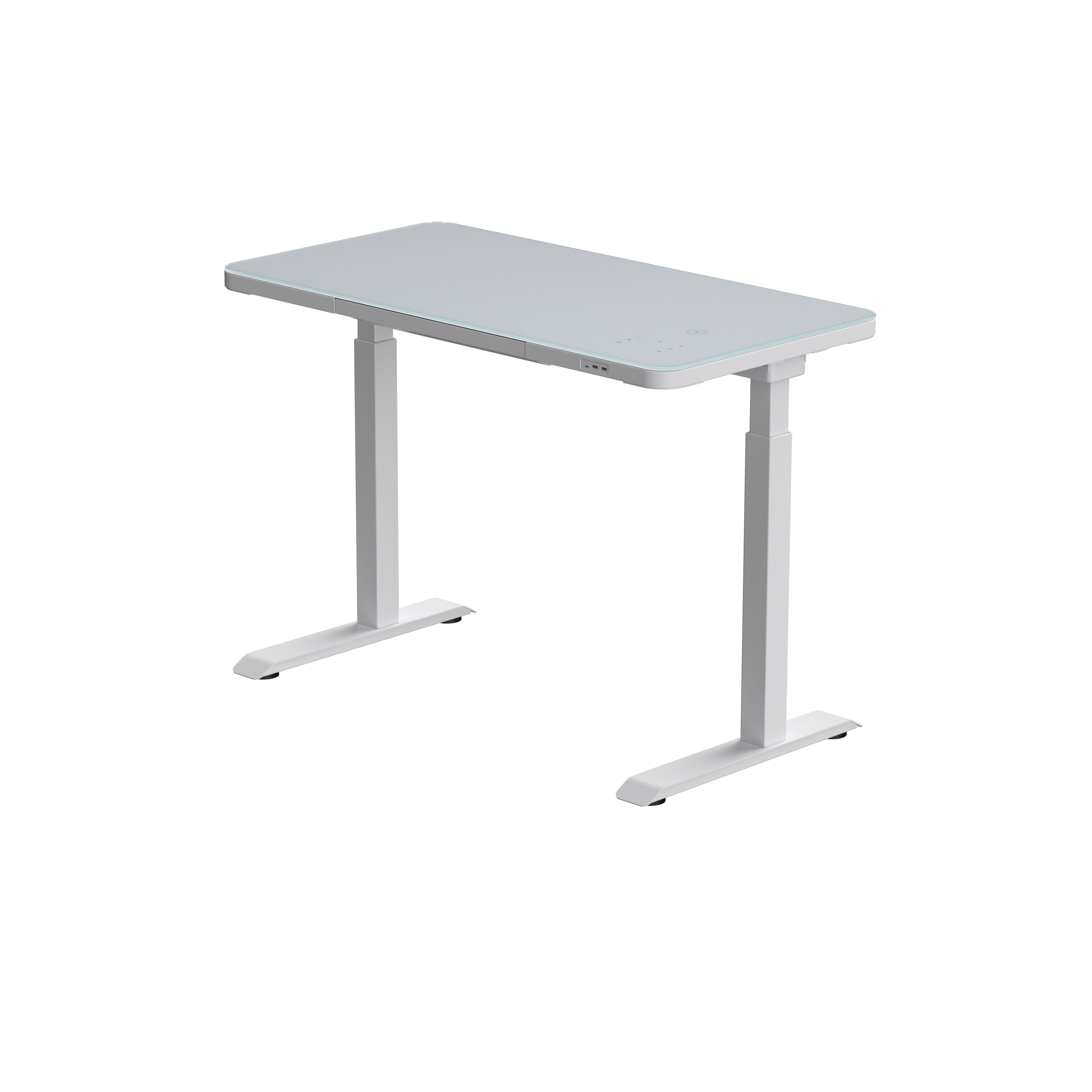Стол с электроприводом двухмоторный AOKE HOME, белый (AK-GT10-YZF2-W) - 2