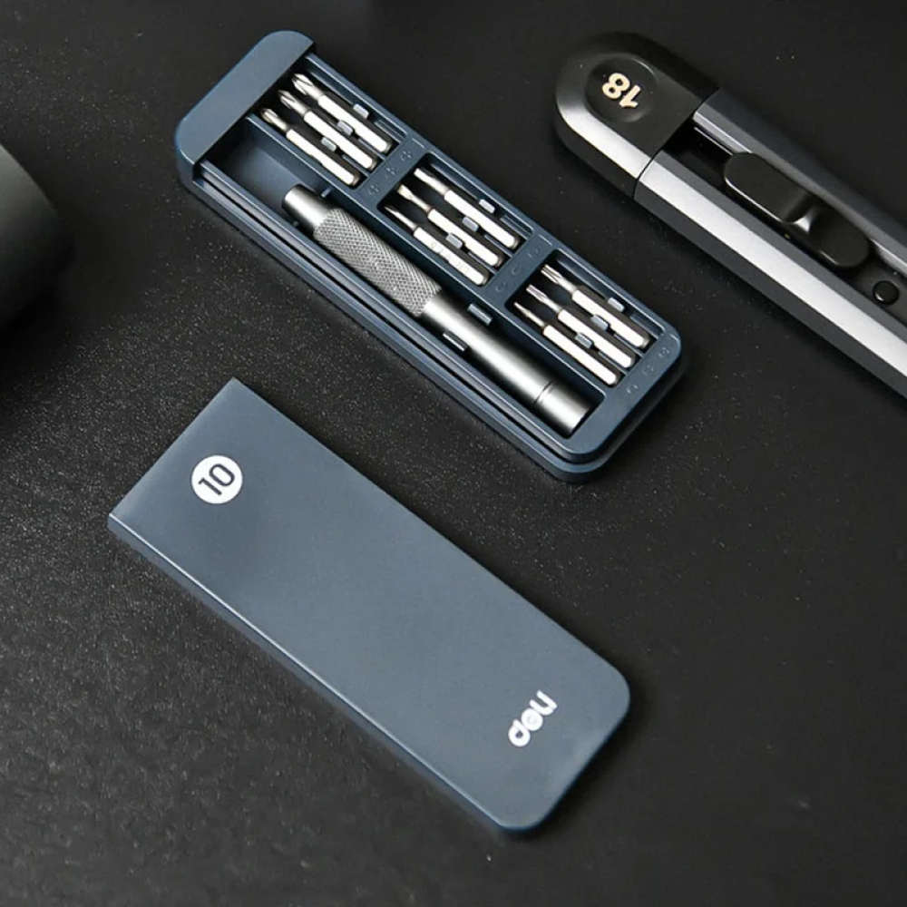 Набор прецизионных отверток Deli YS EDL241010J, 10 шт., кейс - 5