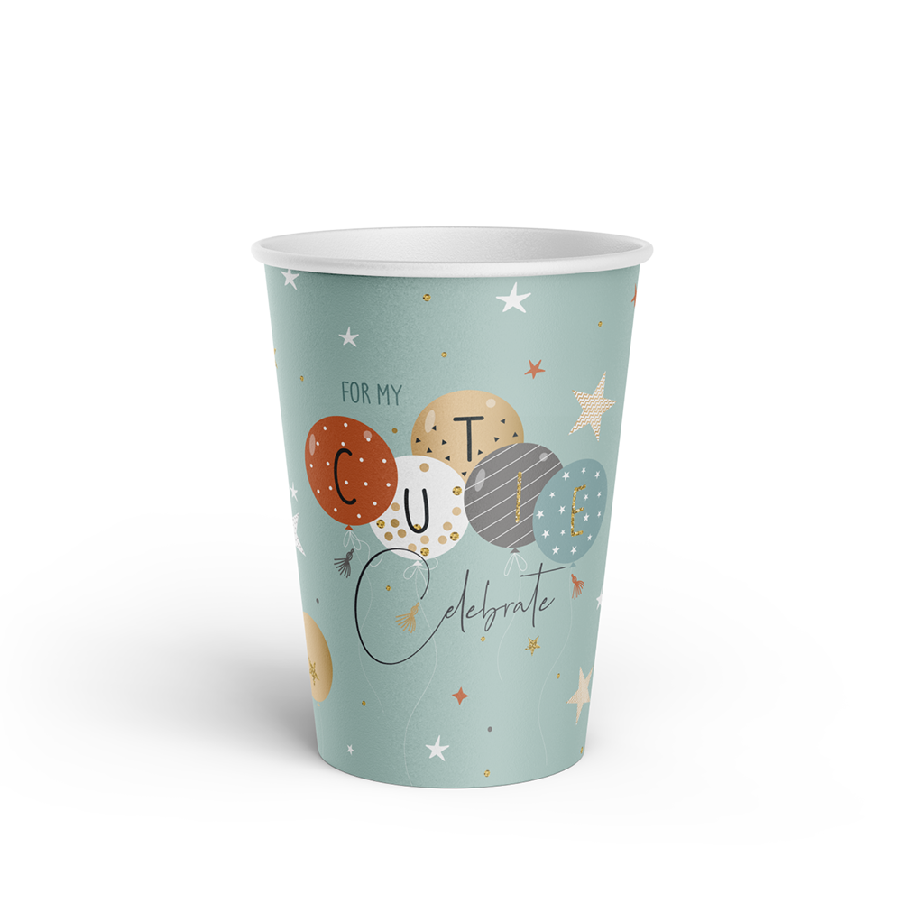 Стакан бумажный "Г11", 250 мл, 6 шт, ассорти - 4