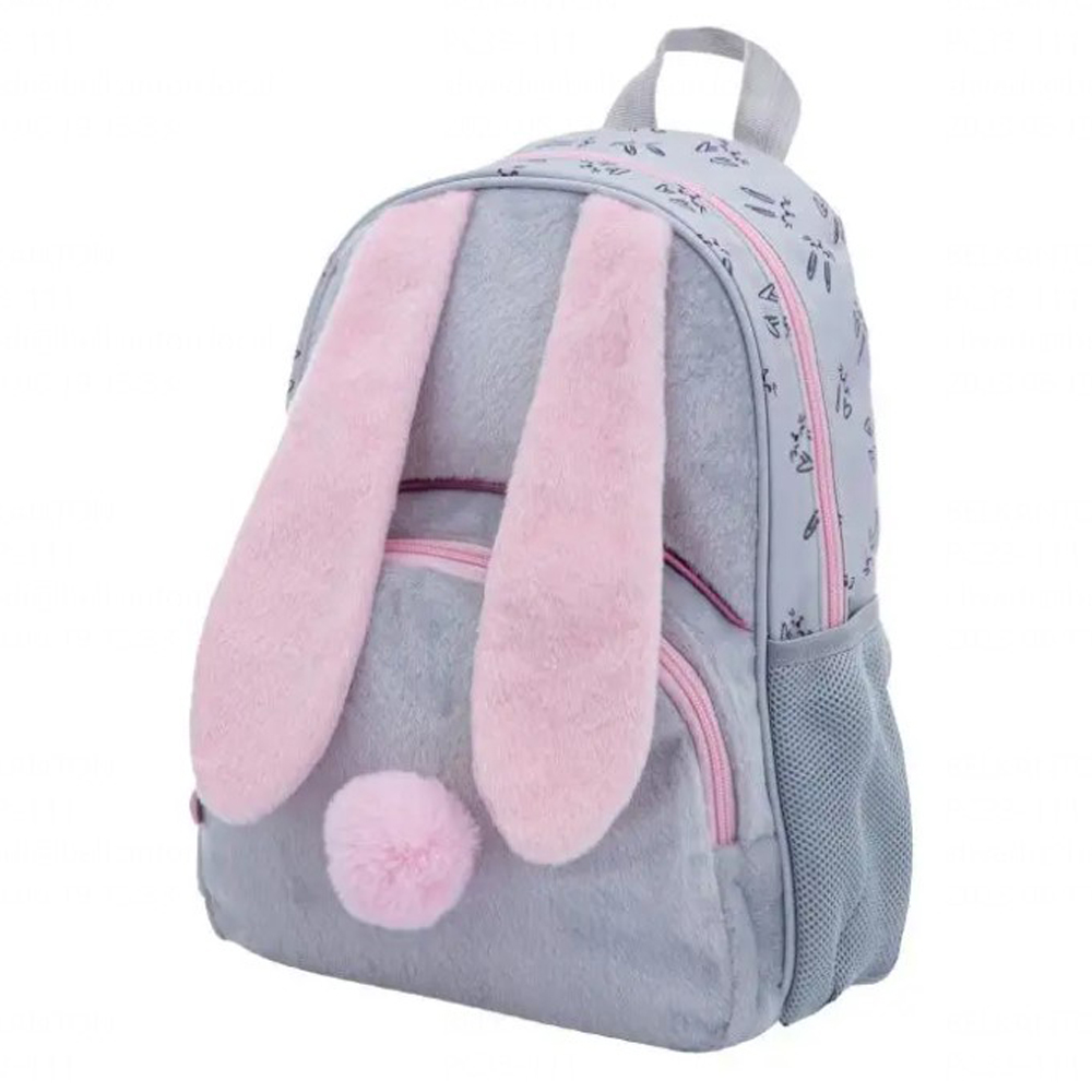 Рюкзак школьный "Honeybunny", серый, розовый - 3