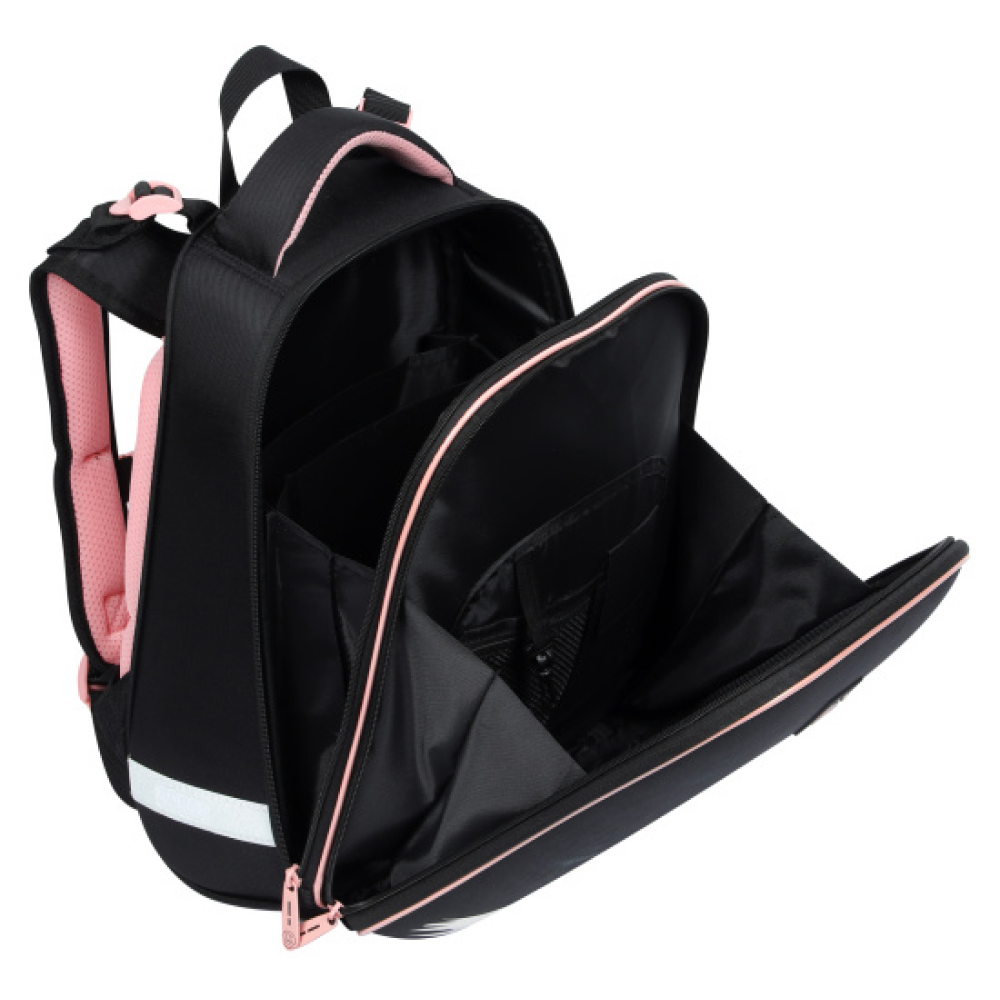 Ранец "ERGO First Котик с бантиком", черный - 7