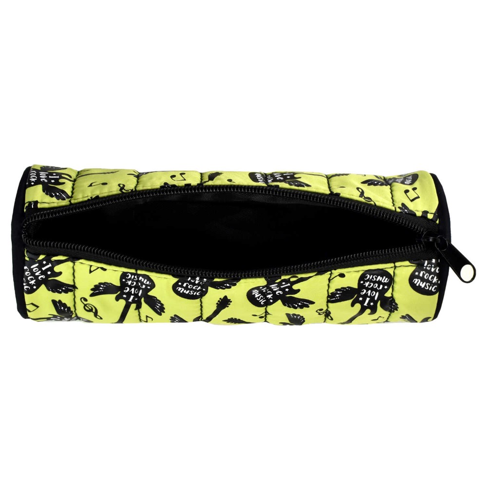 Пенал Феникс+ "Гитара", 1 отделение, желтый, черный