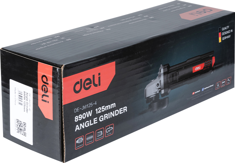 Угловая шлифмашина Deli RS EDE-JM125-4E 890 Вт, 125 мм - 4