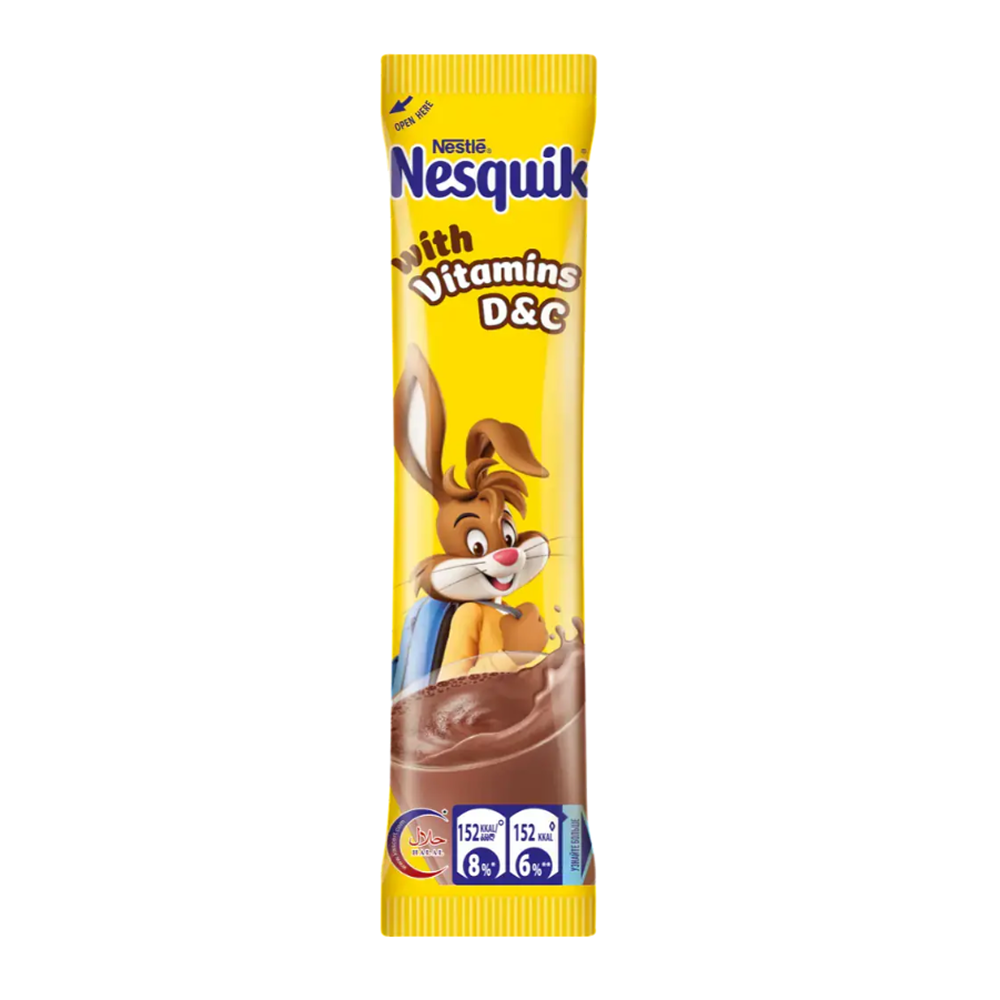 Какао-напиток "Nesquik", 13.5 гр., 32 штук/упаковка