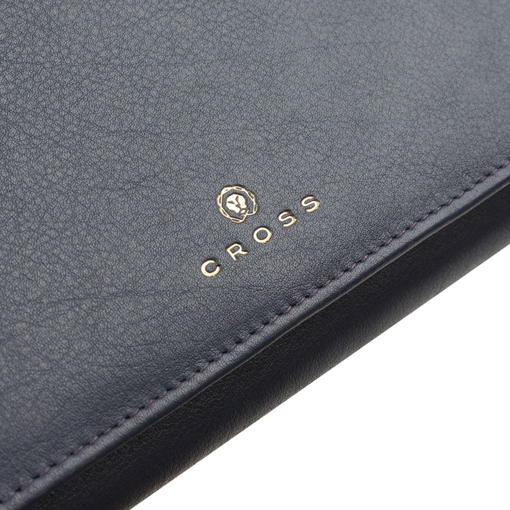 Кошелек "Monaco Navy", кожа, темно-синий - 4