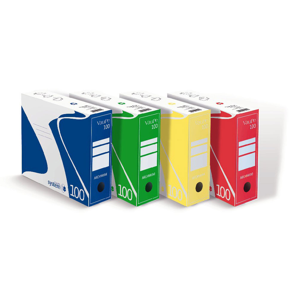 Коробка архивная "VauPe", 290x340x100 мм, синий - 2 Коробка архивная "VauPe", 290x340x100 мм, синий - 2