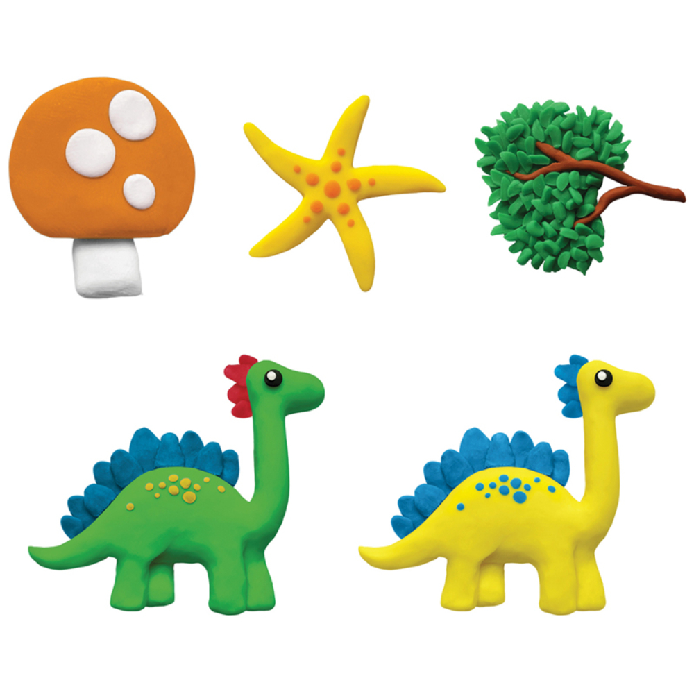 Пластилин для детской лепки "JOVI", 6 цветов, растительный - 6