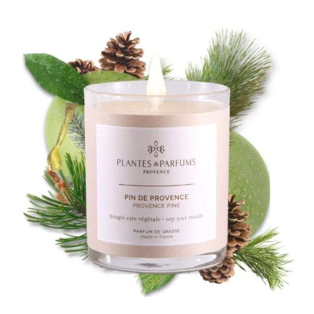 Свеча ароматическая PLANTS&PARFUMS "Provence Pine" ,180 гр. 