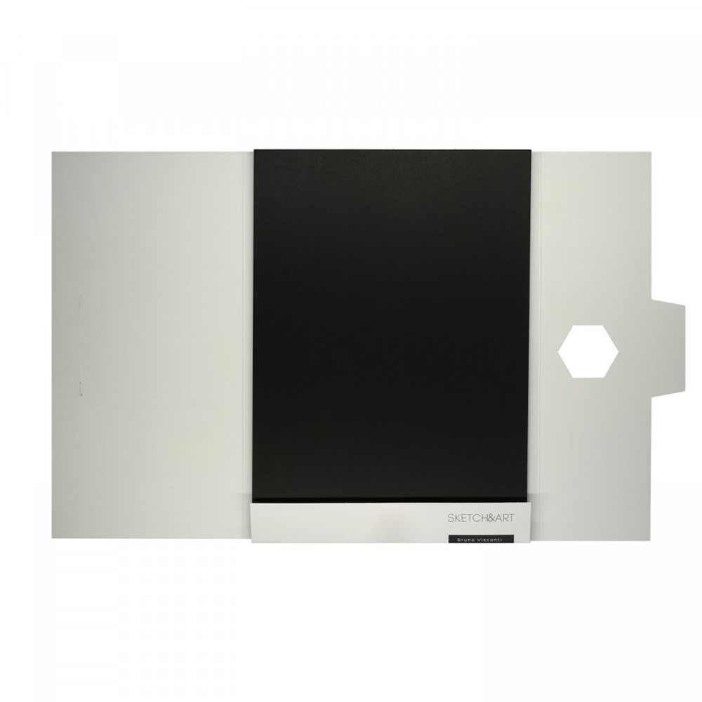 Блок бумаги для скетчинга "Sketch&Art", А4, 220 г/м2, 20 листов, черная - 3