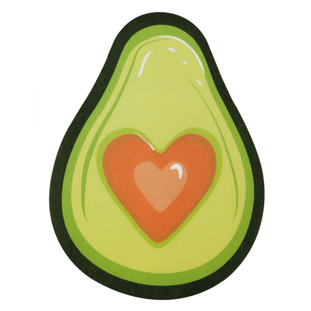 Бумага для заметок "Avocado", 83x60 мм, 50 листов, разноцветный