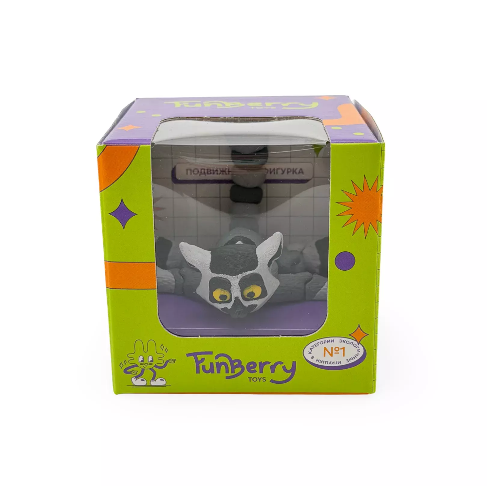 Игрушка 3D "Лемур Лем цветной" - 7