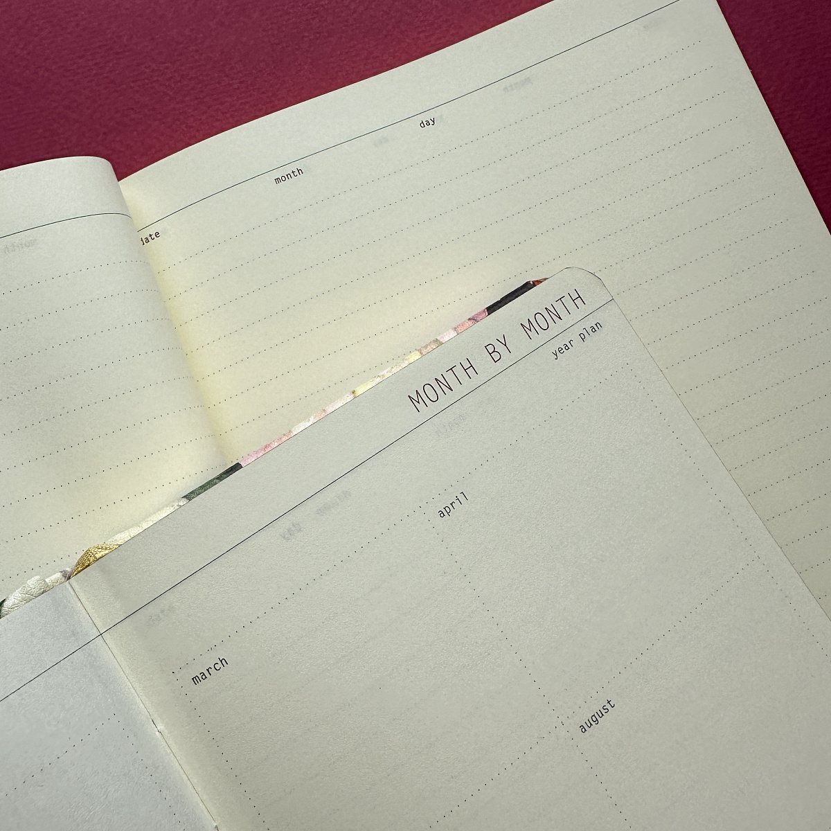 Ежедневник недатированный Bruno Visconti "Пионы", A6+, 240 страниц, разноцветный - 11