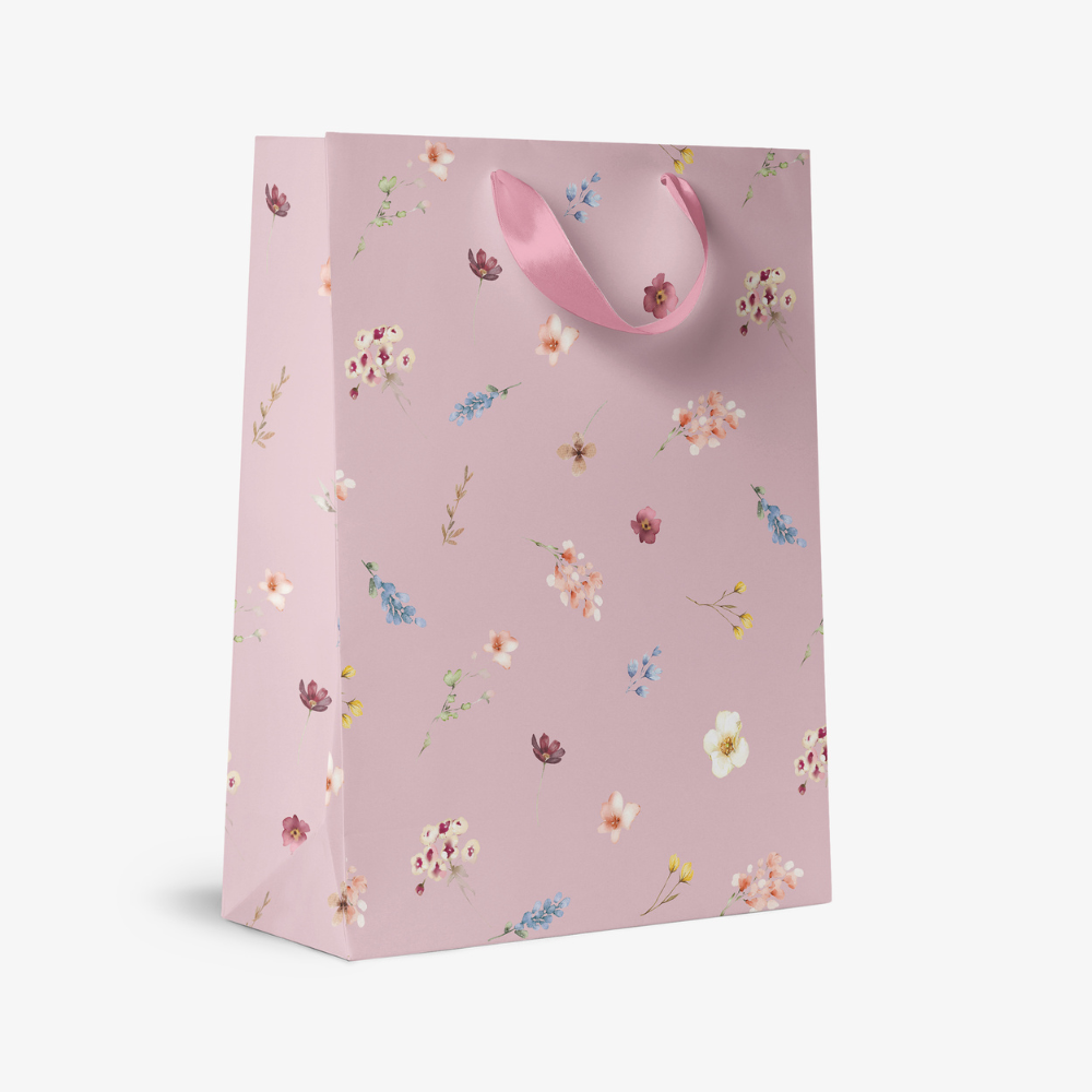 Пакет бумажный подарочный "Italy Garden М", 18х22.7х10 см, ассорти
