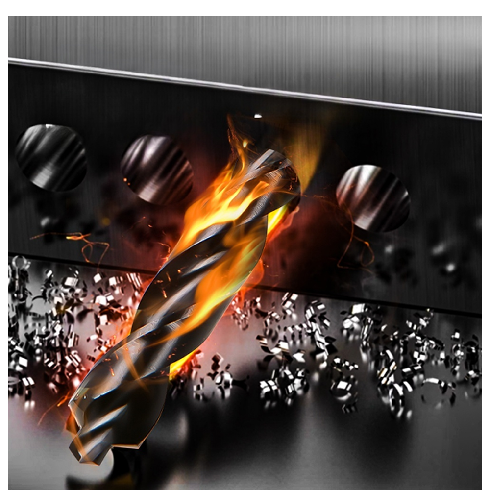 Сверло по металлу Deli RS EDH-MHZ100-E4, 10.0 мм, DIN 338, HSS-TiN - 5