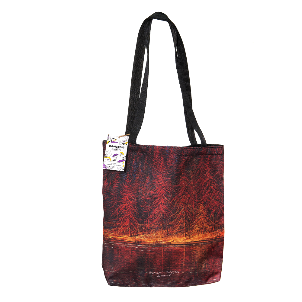 Сумка для покупок "Тишина", Валерий Шкарубо, разноцветный - 3