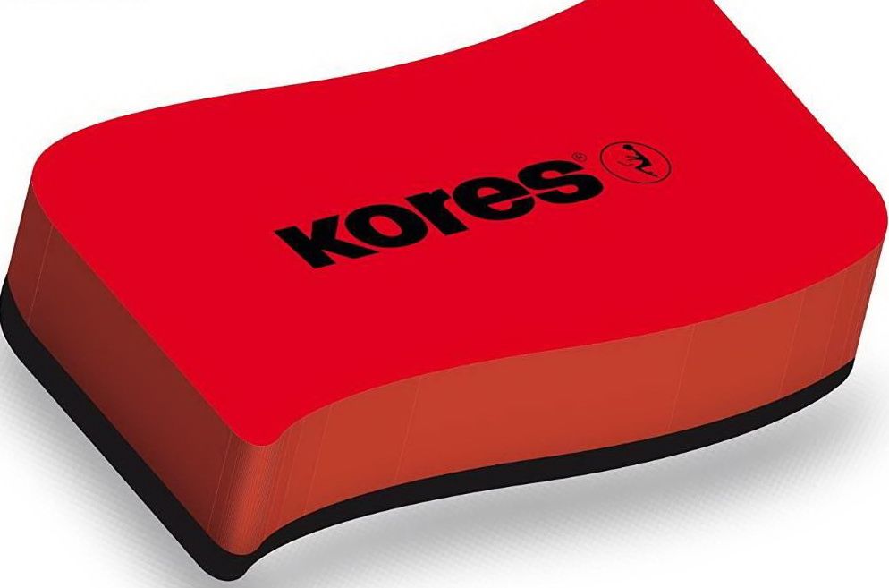 Щетка для доски магнитная "Kores", красный